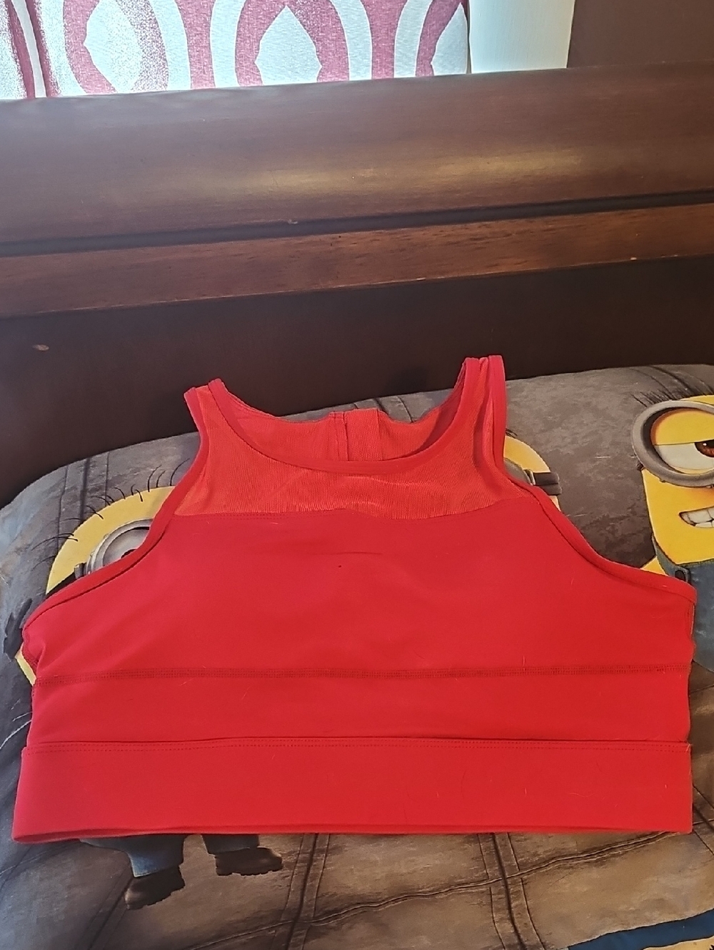 Zyia Active Red Bomber Bra XL
